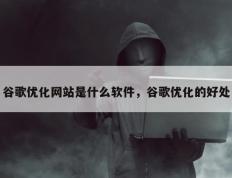 谷歌优化网站是什么软件，谷歌优化的好处